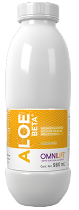 Aloe Beta, Botellin 960 ml Sabor Piña